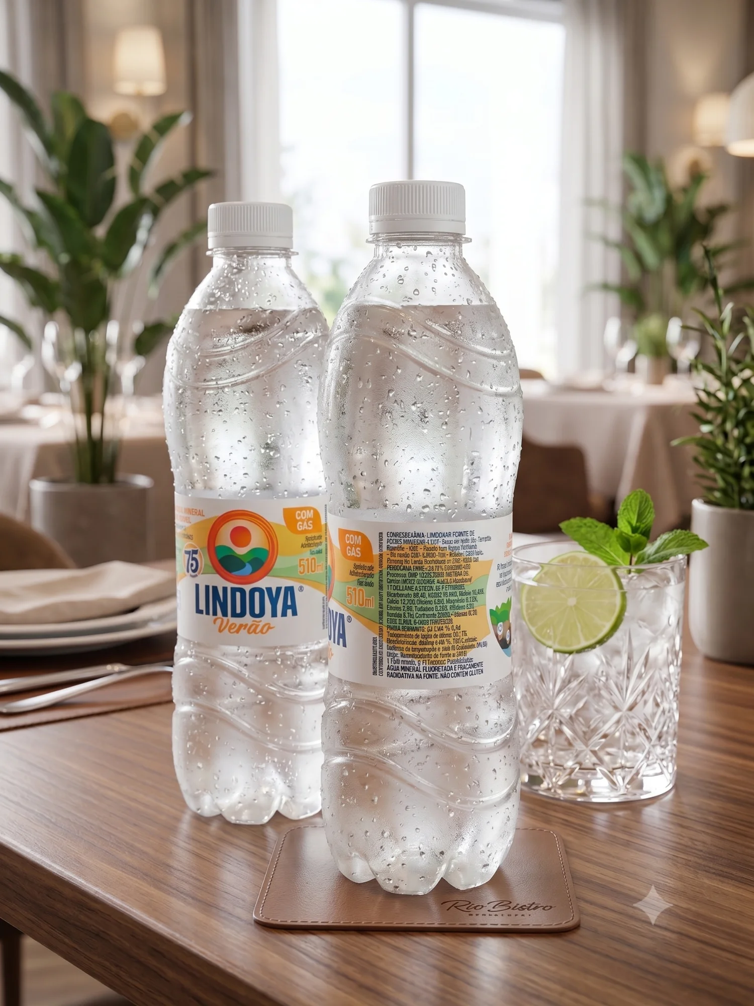 Água Mineral com gás Lindoya 510ML