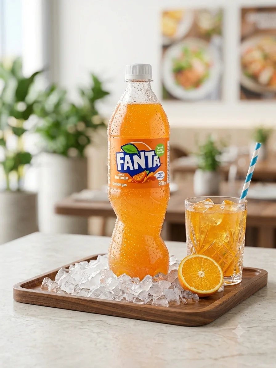 Refrigerante Laranja Fanta Garrafa 600ml