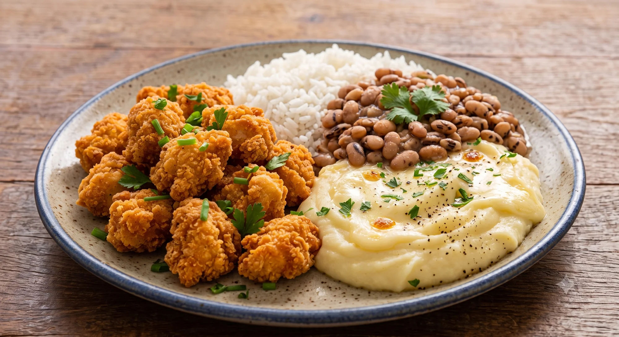 Chikinitos de Tilápia com Purê