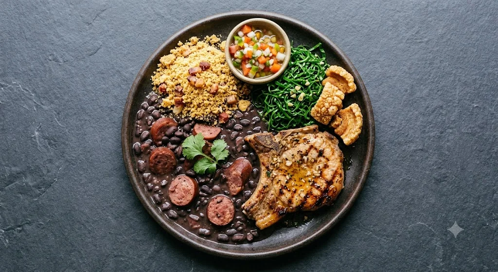 Feijoada Média com Bisteca