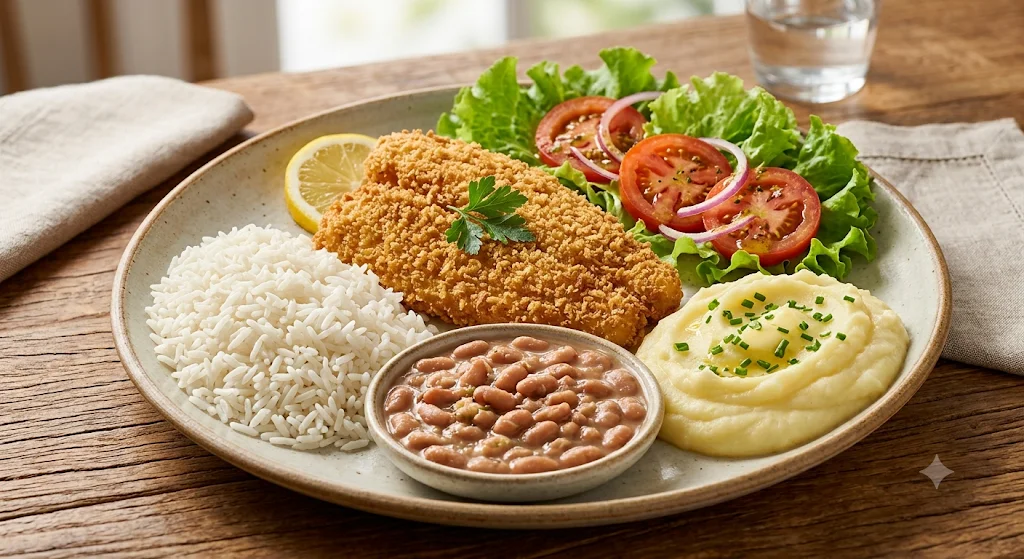 Filé de Panga com Purê de Batatas