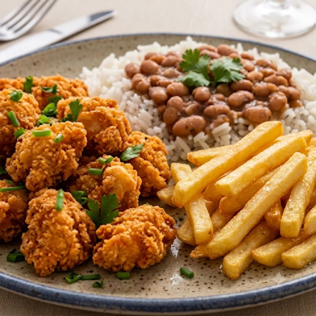 Chikinitos de Frango com Batata Frita