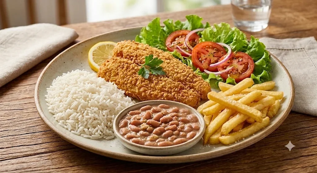 Filé de Panga com Batata Frita