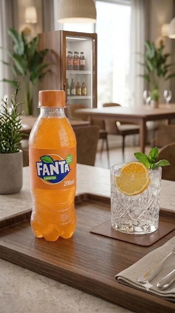 Refrigerante Laranja Fanta Garrafa 200ml