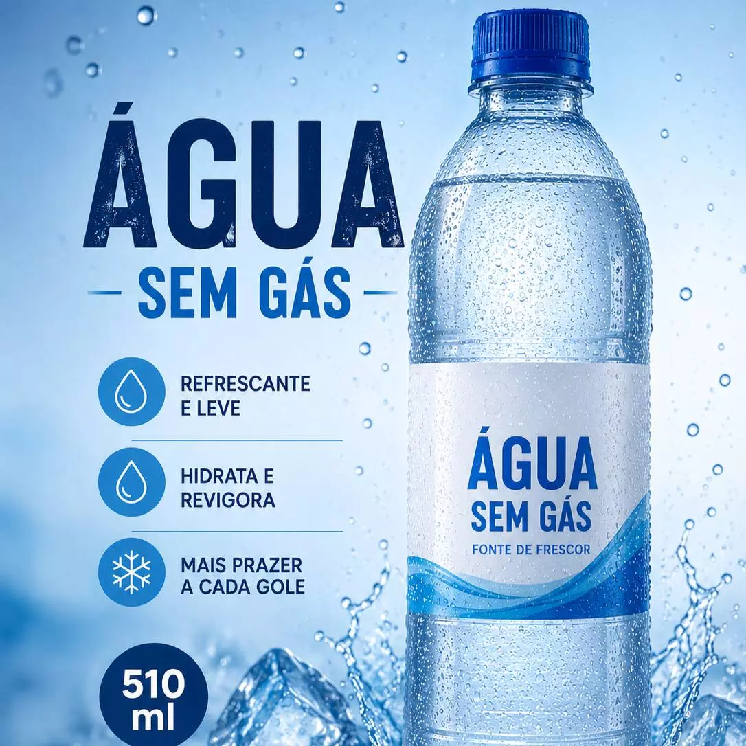 Água Mineral sem Gás 510ML